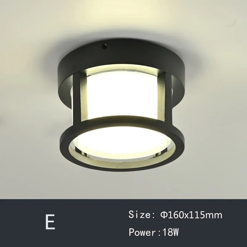Plafoniera da Corridoio Nova Geode Impermeabile con LED