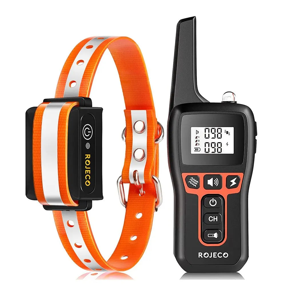 1000m Waterproof Dog Training Collar | Rechargeable, Remote Control & Adjustable for Small, Medium, and Large Dogs