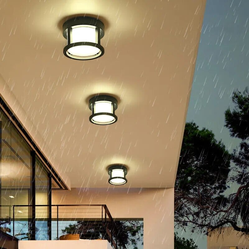 Plafoniera da Corridoio Nova Geode Impermeabile con LED