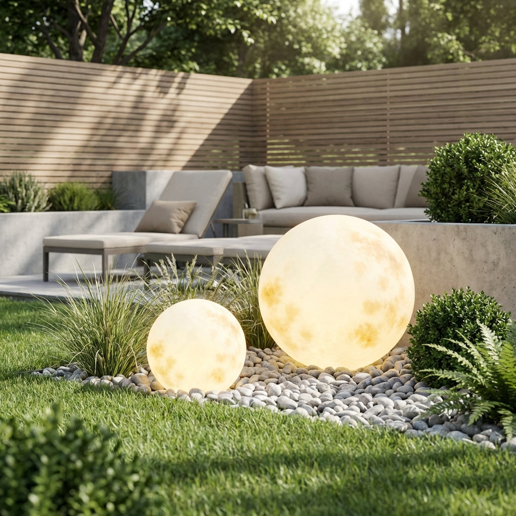 נובהגלו מנורת גן סולארית בצורת אור כדורית