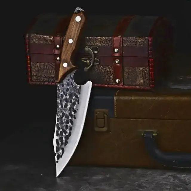 Kairoth Butcher Knife Handcrafted Full Tang Carbon Steel