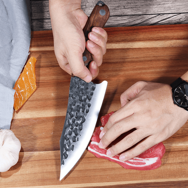 Kairoth Butcher Knife Handcrafted Full Tang Carbon Steel
