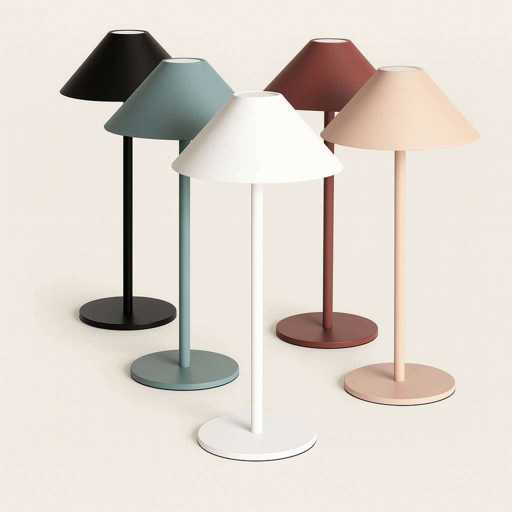 Tranquil Cone LED bordslampa för vardagsrum och skrivbord