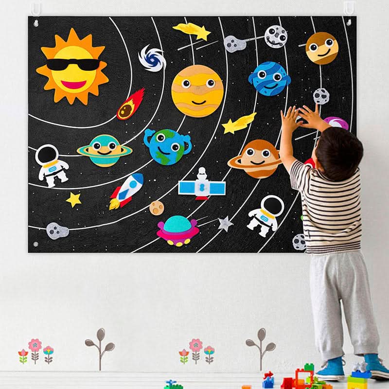 DreamFelt Playboard Juego Creativo de Fieltro para Niños para Despertar la Imaginación
