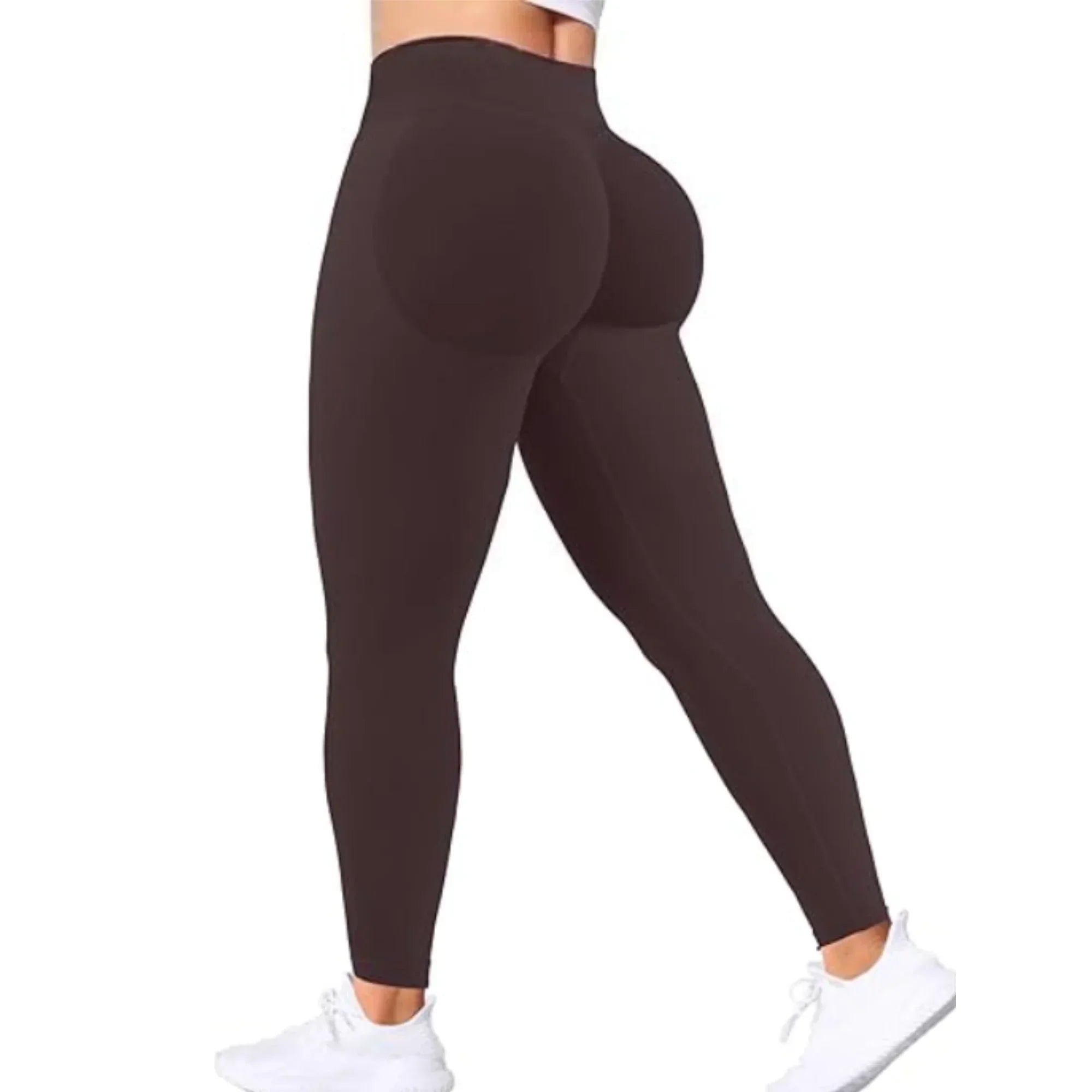 Charlotte Yoga Leggings With Elastic Waist, Nylon Spandex Ankle Length For Women