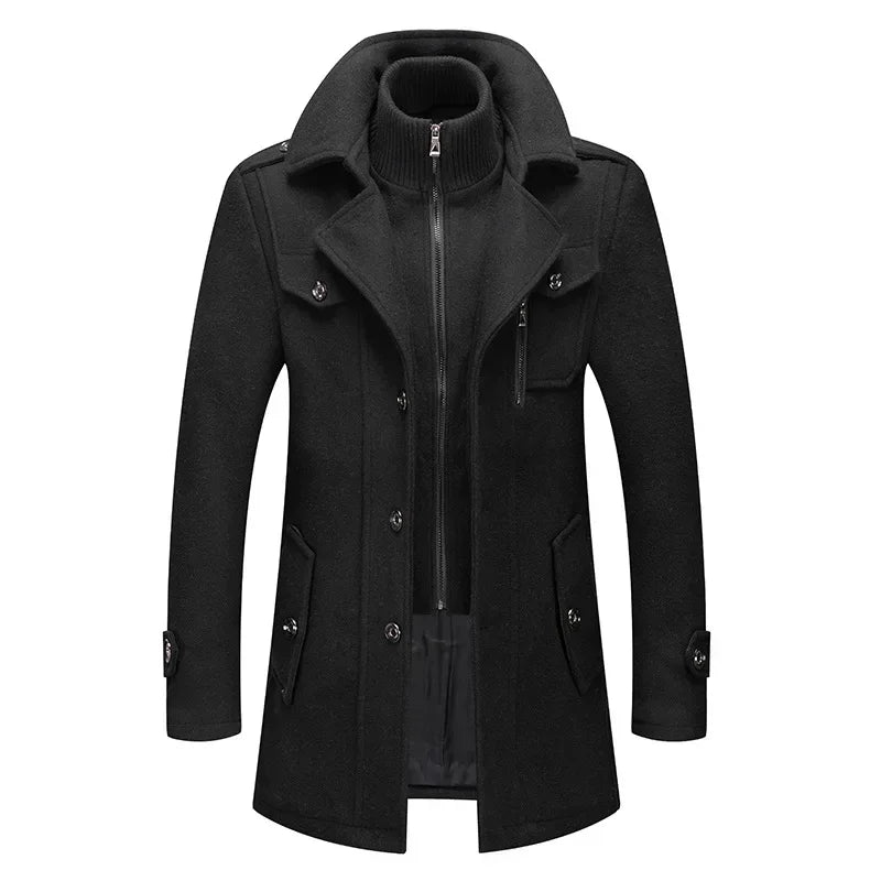 Nord Dual Collar Trench Coat For Timeless Winter Style