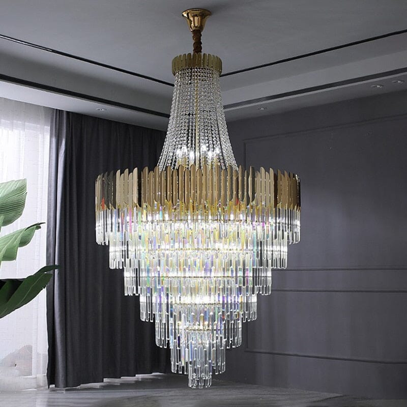 Lampadario a Cristalli Luminara per Ingressi Grandiosi e Hotel