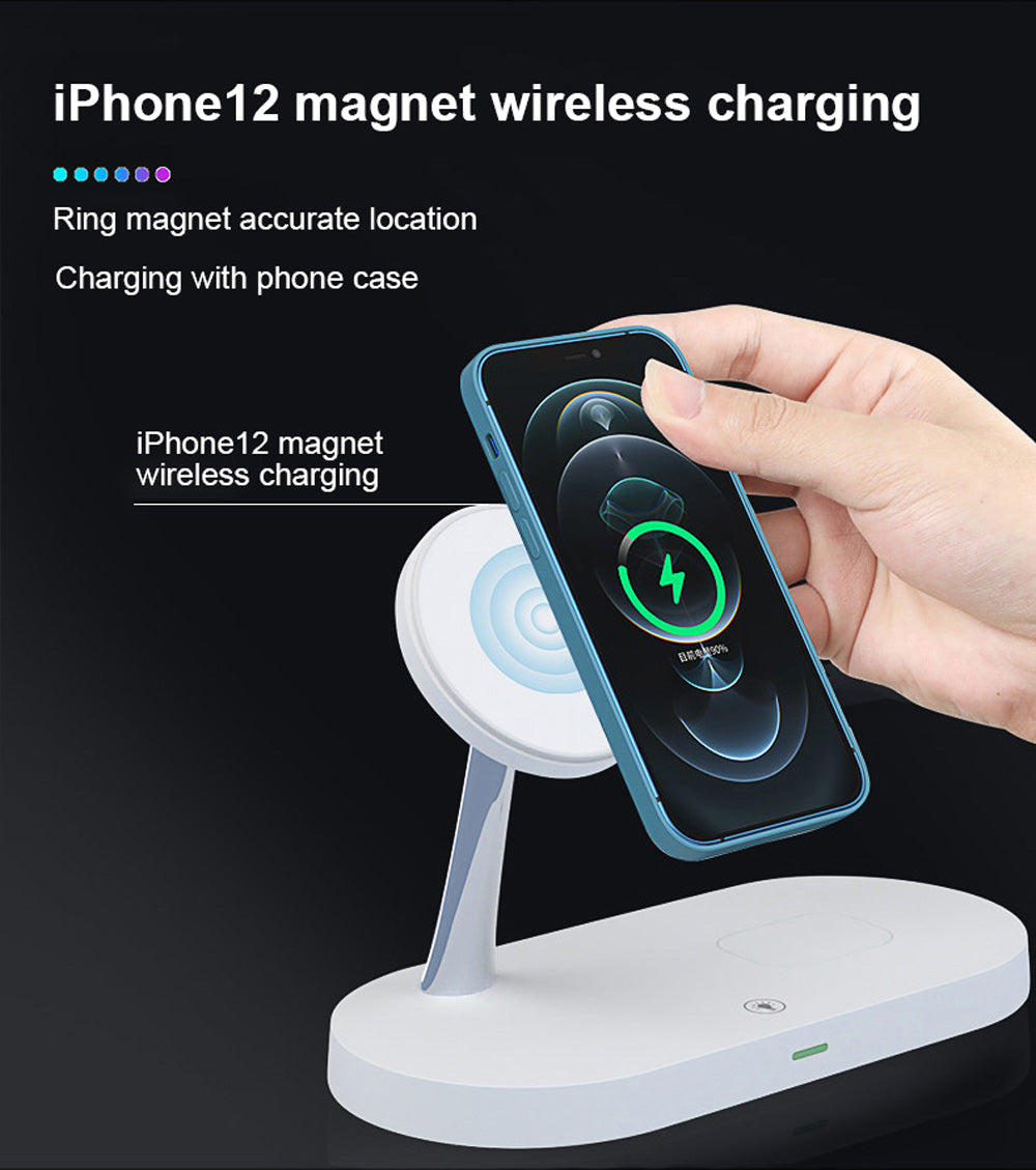 NovaHalo MagSafe 5-In-1 Night Light Charging Dock Hub