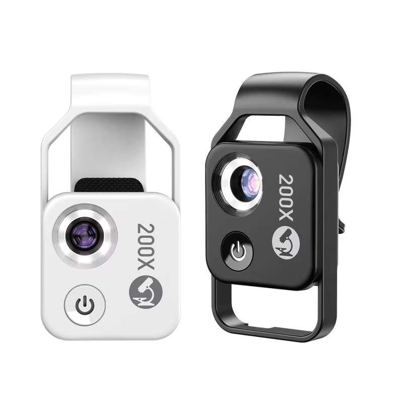 Smartphone 200X zoom mikroskopický objektiv s klipem, ruční příslušenství