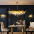 Aurora Crystal Chandelier With Customizable Lighting Elegance