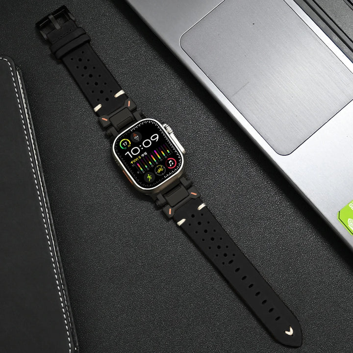 Ægte læderrem til Apple Watch, stilfuld og holdbar rem