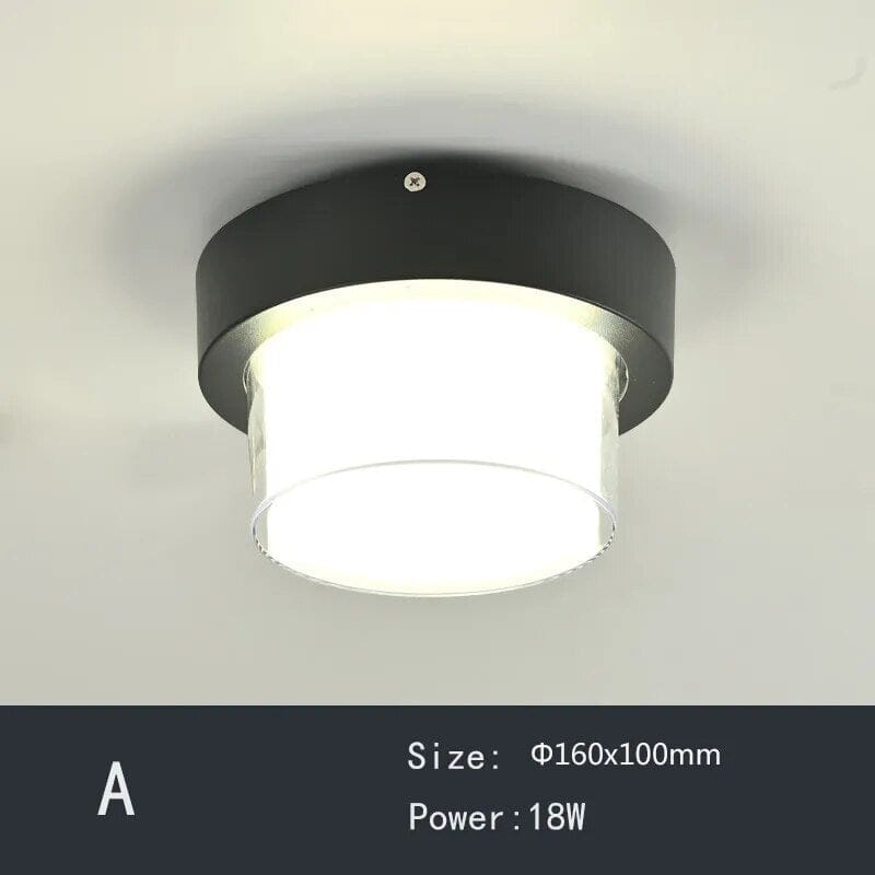 Plafoniera da Corridoio Nova Geode Impermeabile con LED