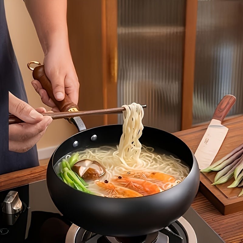 Cast Forge slitesterk støpejernspanne med lokk for allsidig matlaging