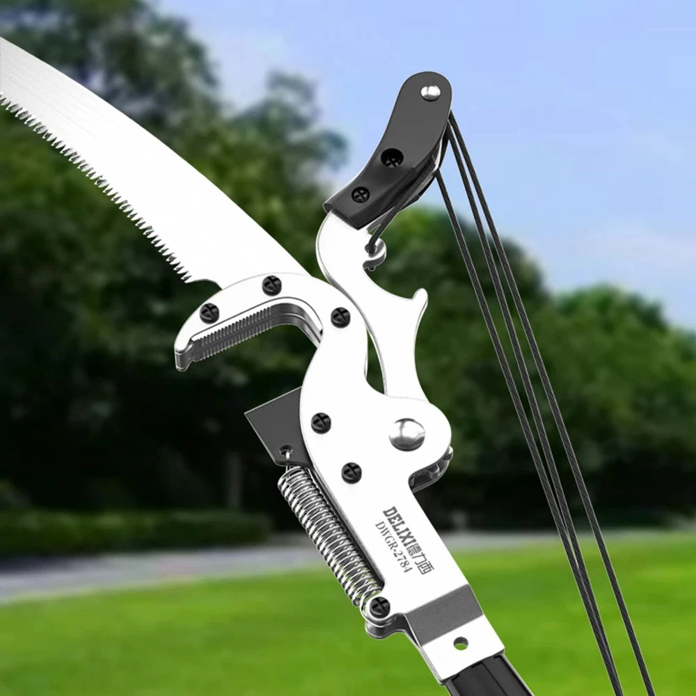 Treetrim Pro Extendable Pruner With Sk5 Steel And Double Pulley Mechanism