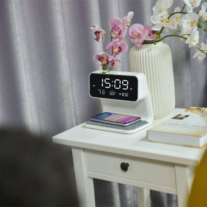 LumaNova Dimmable Display Alarm Clock For Nightstand And Desk