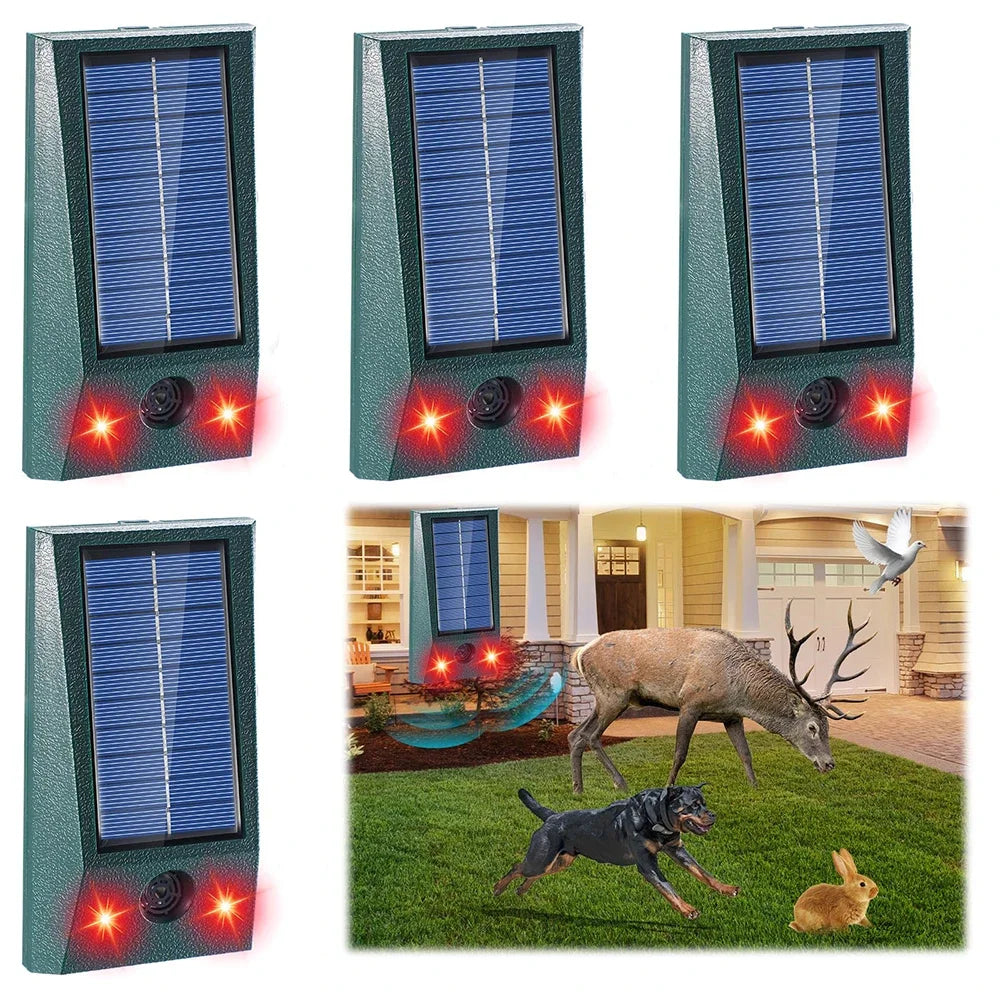 SonicGuard Solar Ultrasonic Bird Deterrent With Motion Detection
