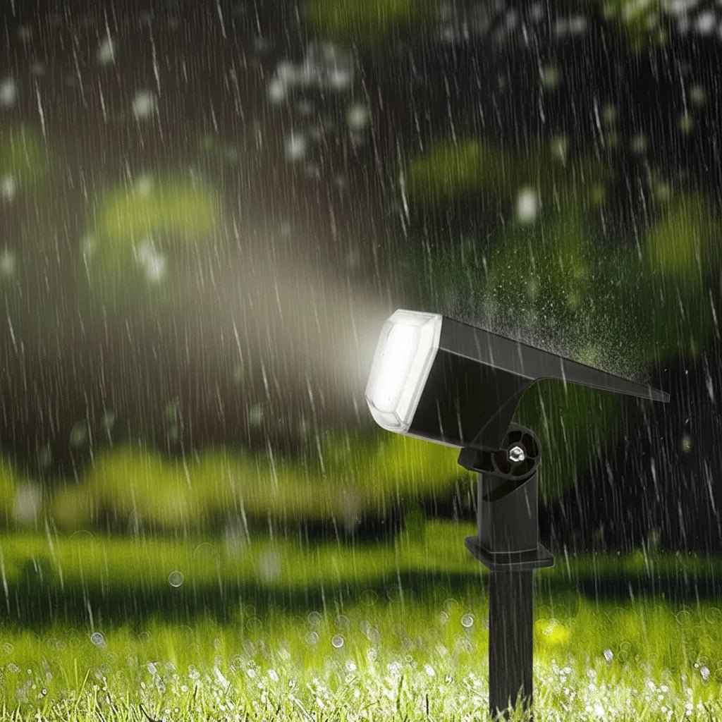 SunrayLux Ulkokäyttöön Soveltuva Aurinkokäyttöinen LED-työvalo Säädettävällä Kirkkaudella Turvallisuuteen