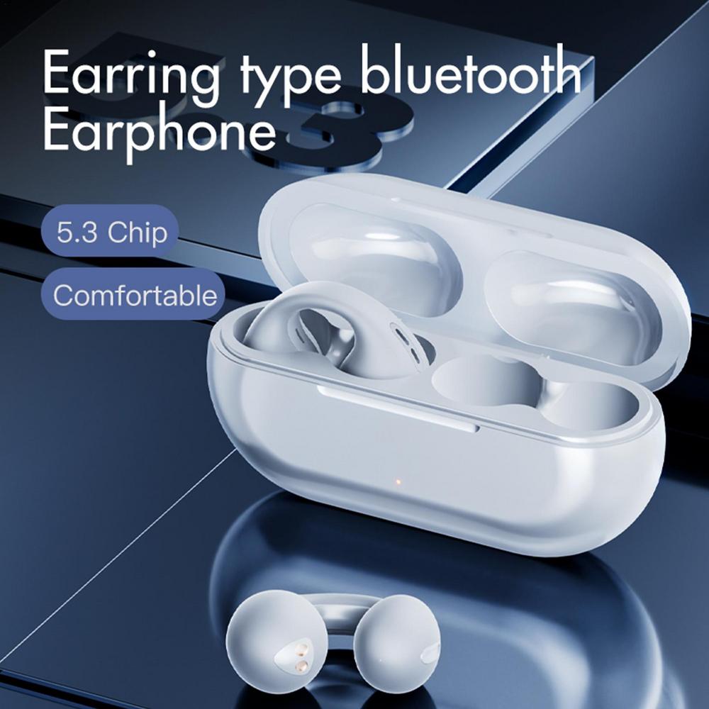 Draadloze open-ear oordopjes met botgeleidingstechnologie