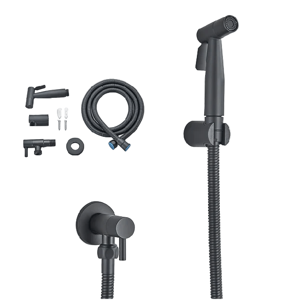 AquaGuard Bidet Sprayer In Stainless Steel For Toilet Cleaning