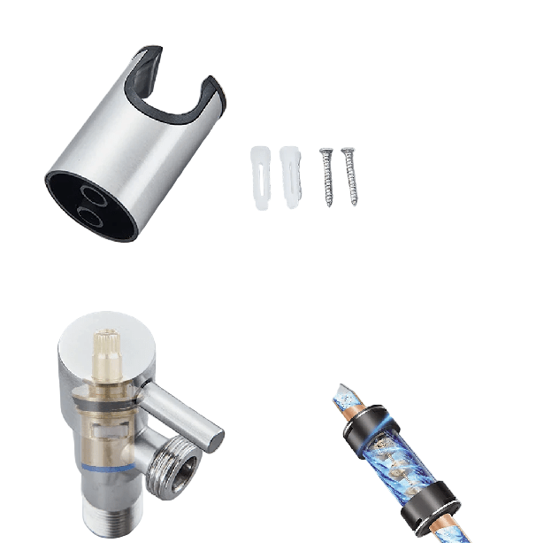 AquaGuard Bidet Sprayer In Stainless Steel For Toilet Cleaning
