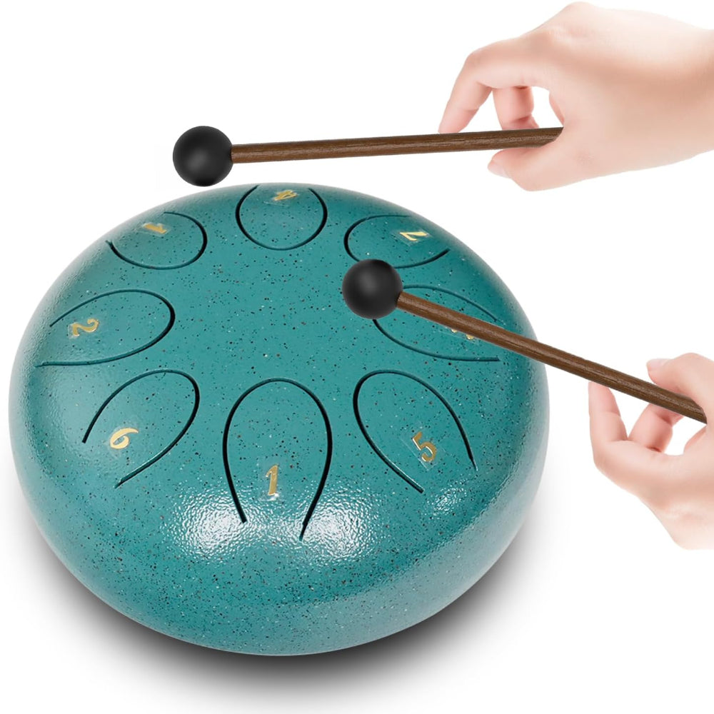 Handpan-tonguedrum til beroligende musik og mindfulness