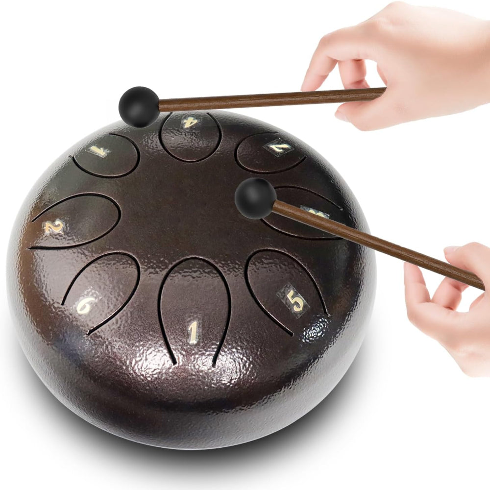 Handpan-tonguedrum til beroligende musik og mindfulness