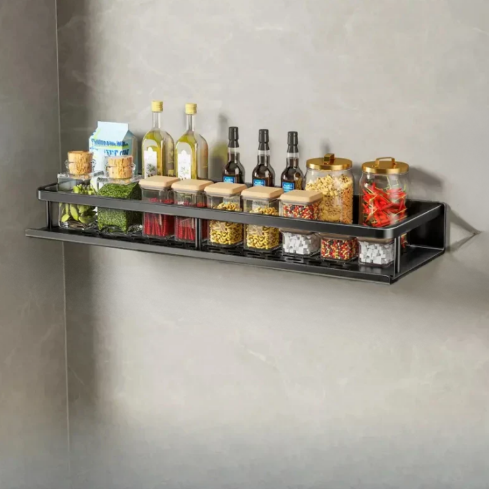Kitchen Wall Mounted Metal Shelf For Storage And Organization