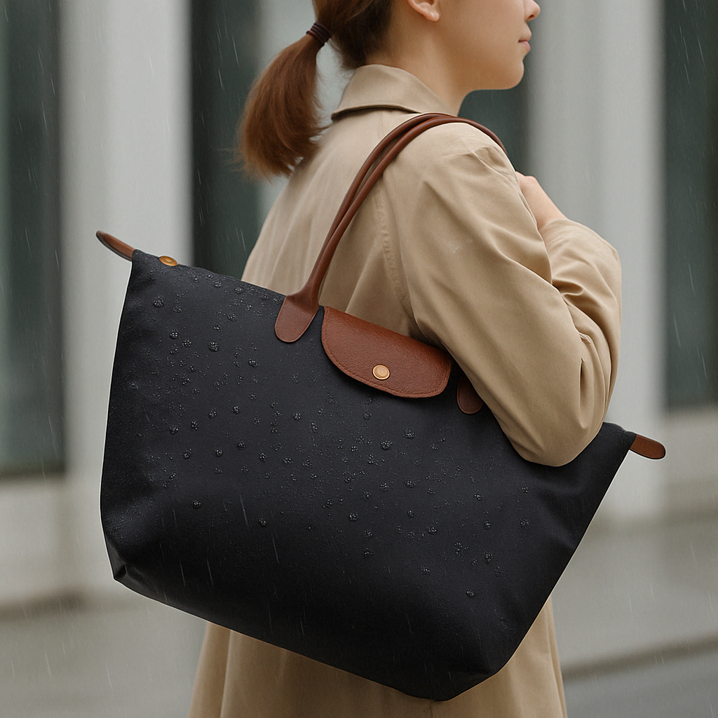 Sturdy Waterproof Tote For Everyday Use With Oxford Trim