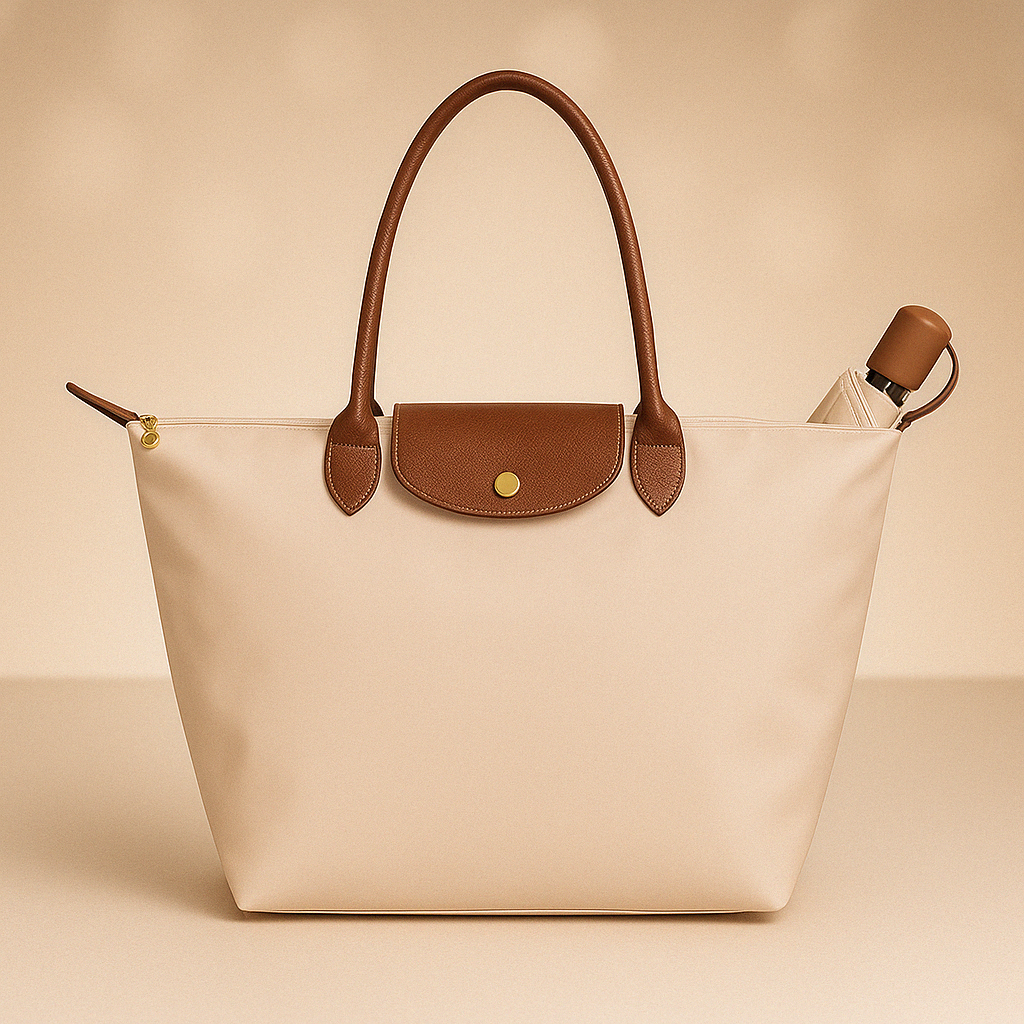 Sturdy Waterproof Tote For Everyday Use With Oxford Trim