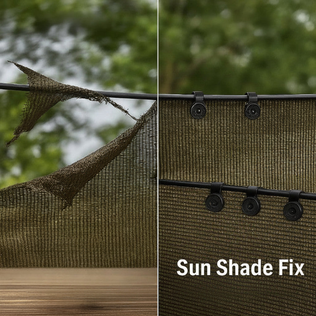 Clip de fixation Sunclip Shade pour une couverture extérieure sécurisée