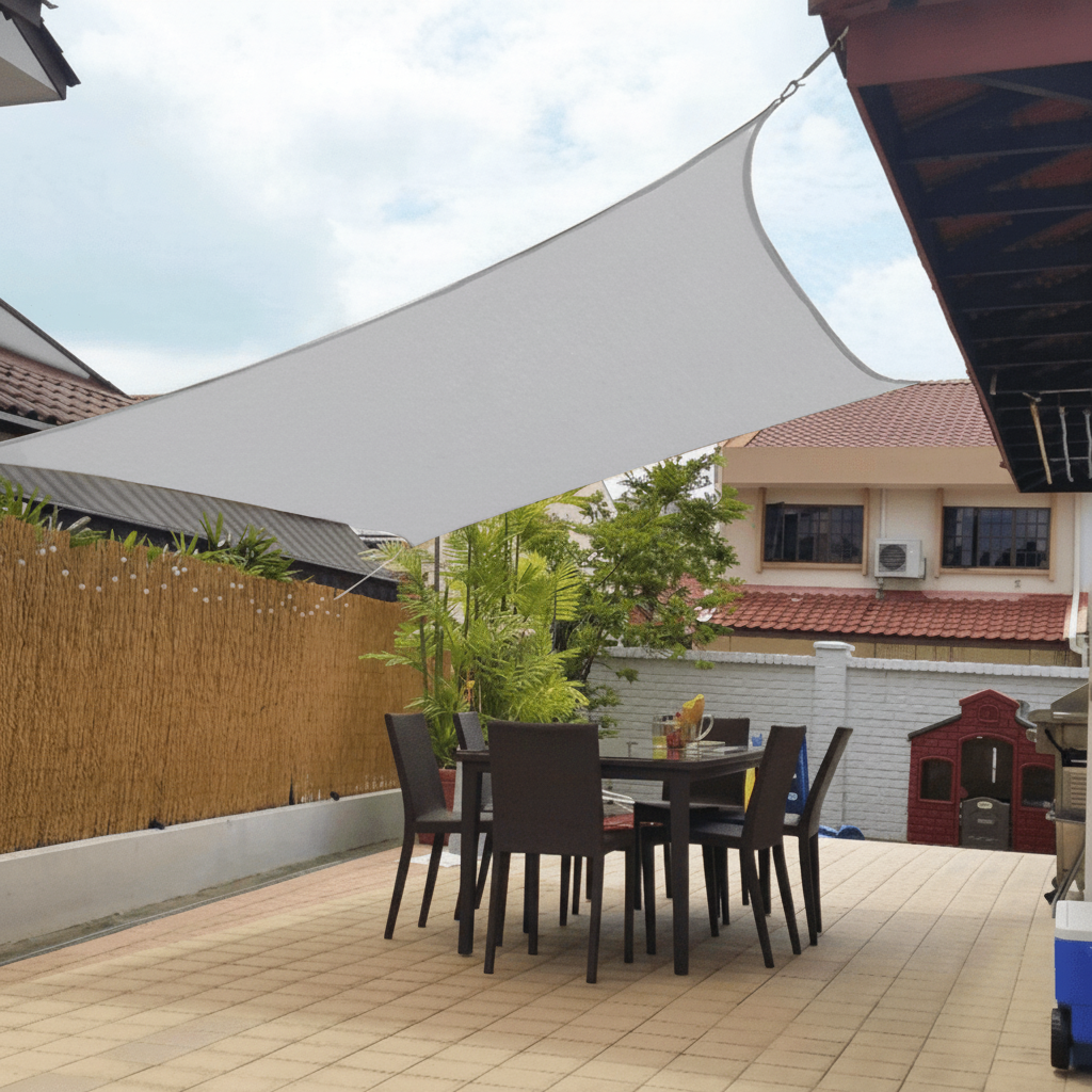 Solarshield Retractable Canopy With Uv Protection For Outdoor Spaces