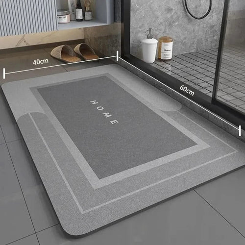 Tapete de banho premium absorvente 40x60 cm antiderrapante e confortável para uso doméstico | Atiets