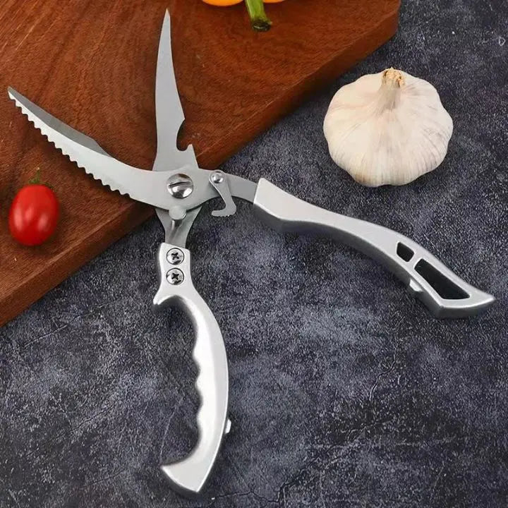 Super strong kitchen scissors – stainless steel & effortless cutting