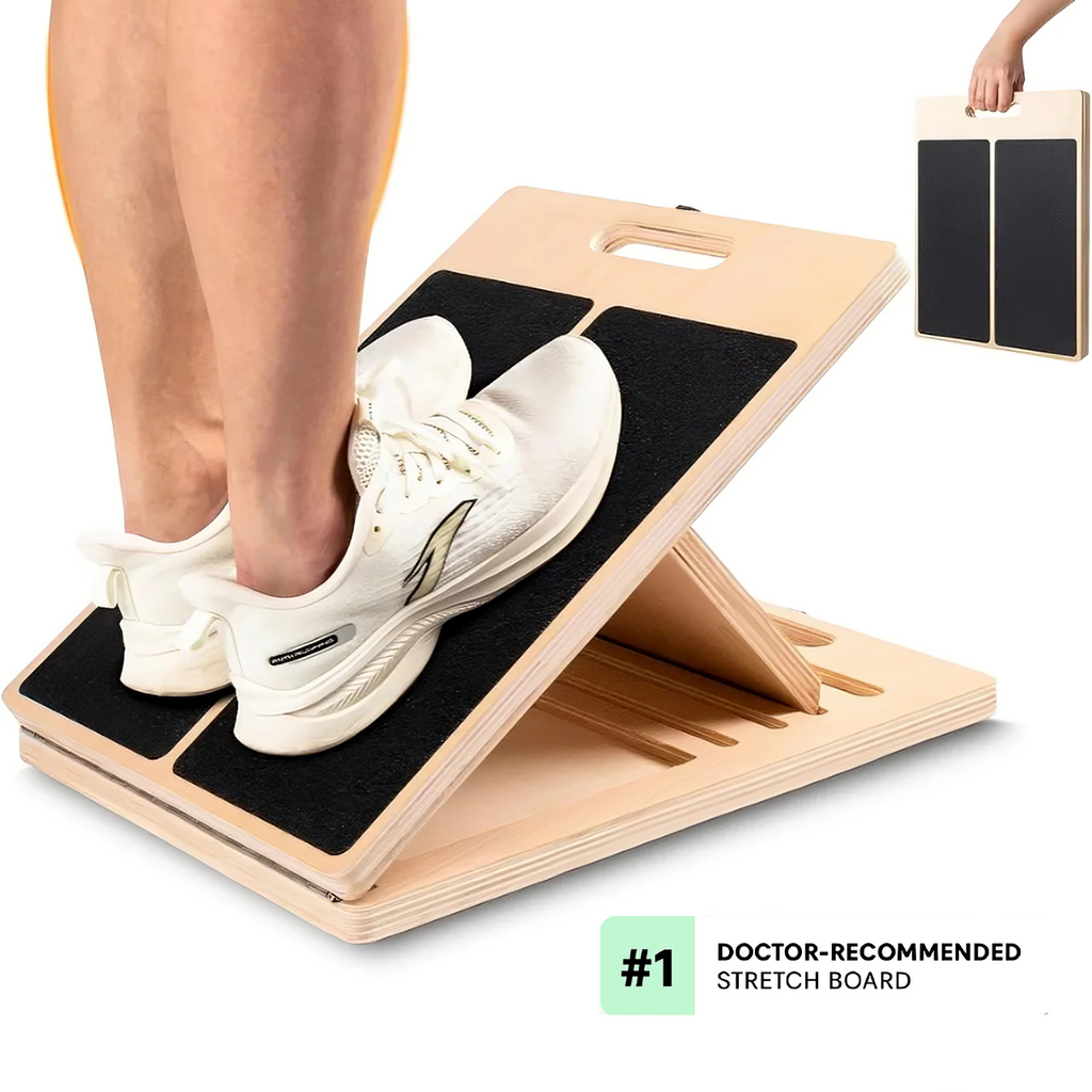 LumaFlex Foldable Mobility Board At Home Calf Stretches And Ankle Stretches