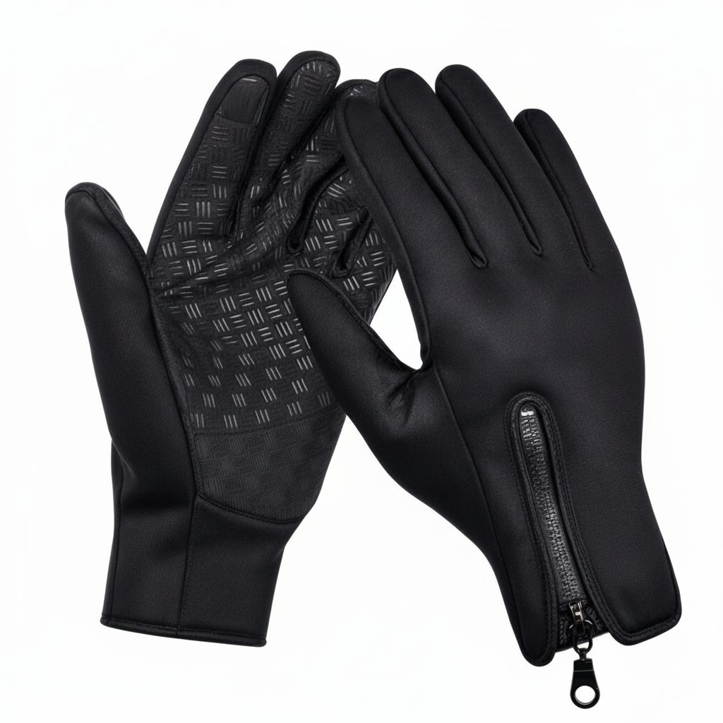 AuroraGrip Windproof Thermal Warm Gloves For Device Use