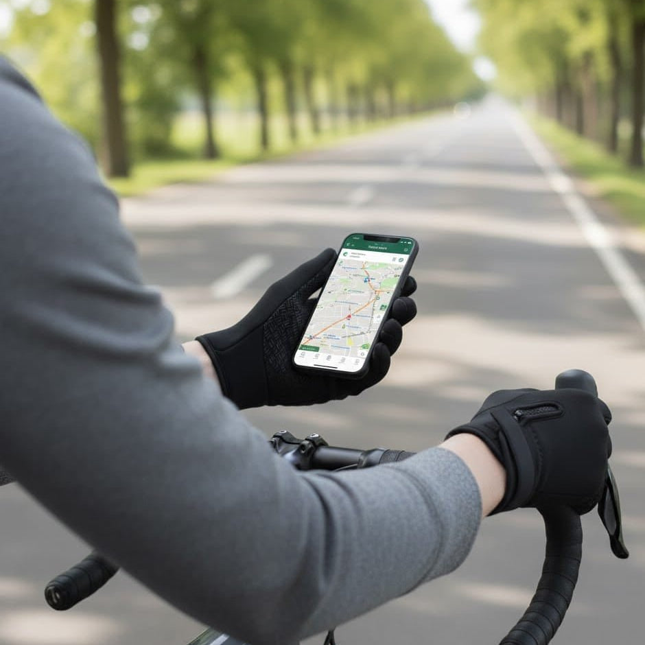 AuroraGrip Windproof Thermal Warm Gloves For Device Use