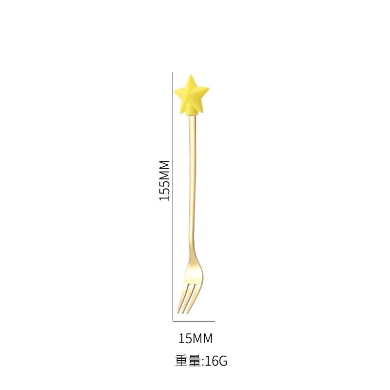 Conjunto de Colher e Garfo JollyFork para Natal com Motivos Festivos para Mesas de Férias