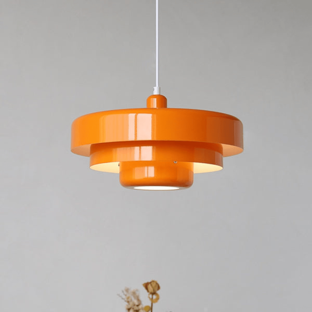 Tricolora Pendant Light With Three Tiers In Soft Macaron Hues