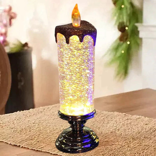 Vela LED sin llama Aurora para noches navideñas acogedoras y amantes de la decoración del hogar