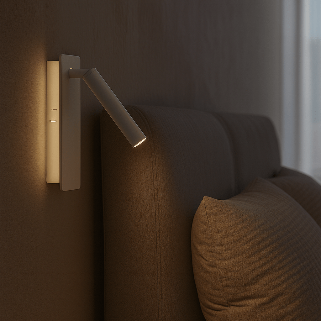 Rota Lux Rotatable Led Bedside Lamp With Adjustable Brightness
