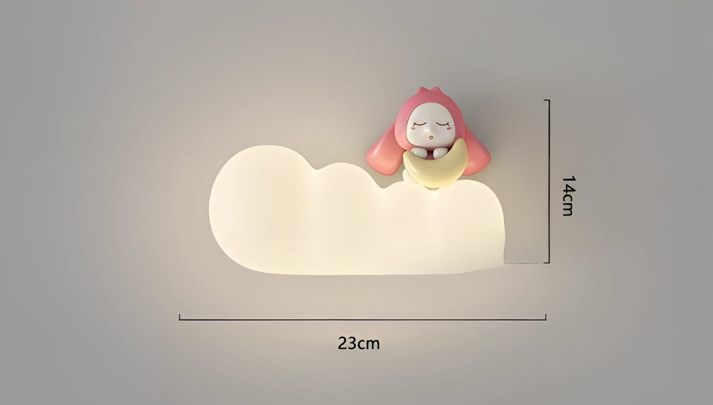 Cirrus Cloud Nursery Wall Light Dimmable LED Decor