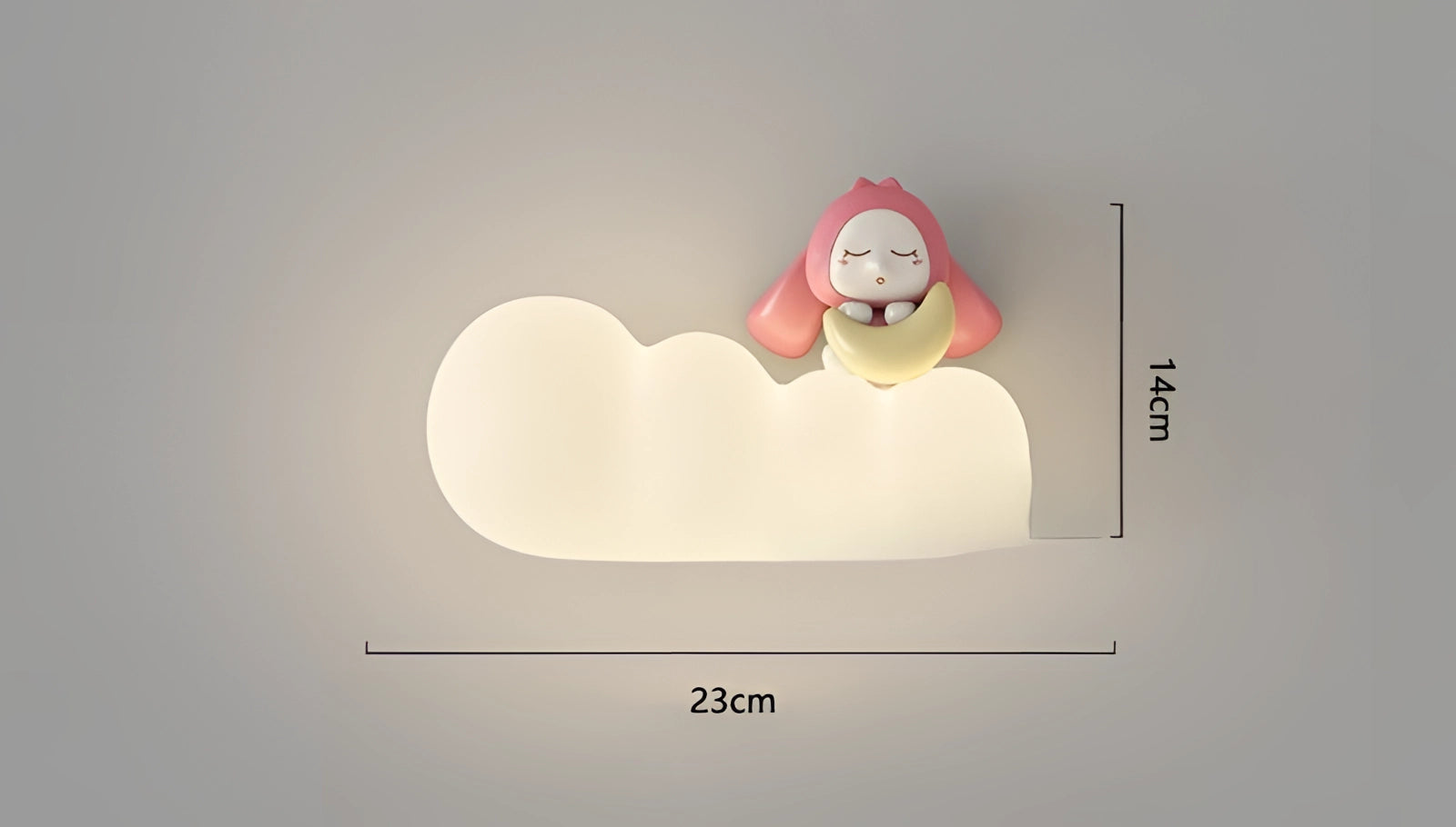 Cirrus Cloud Nursery Wall Light Dimmable LED Decor