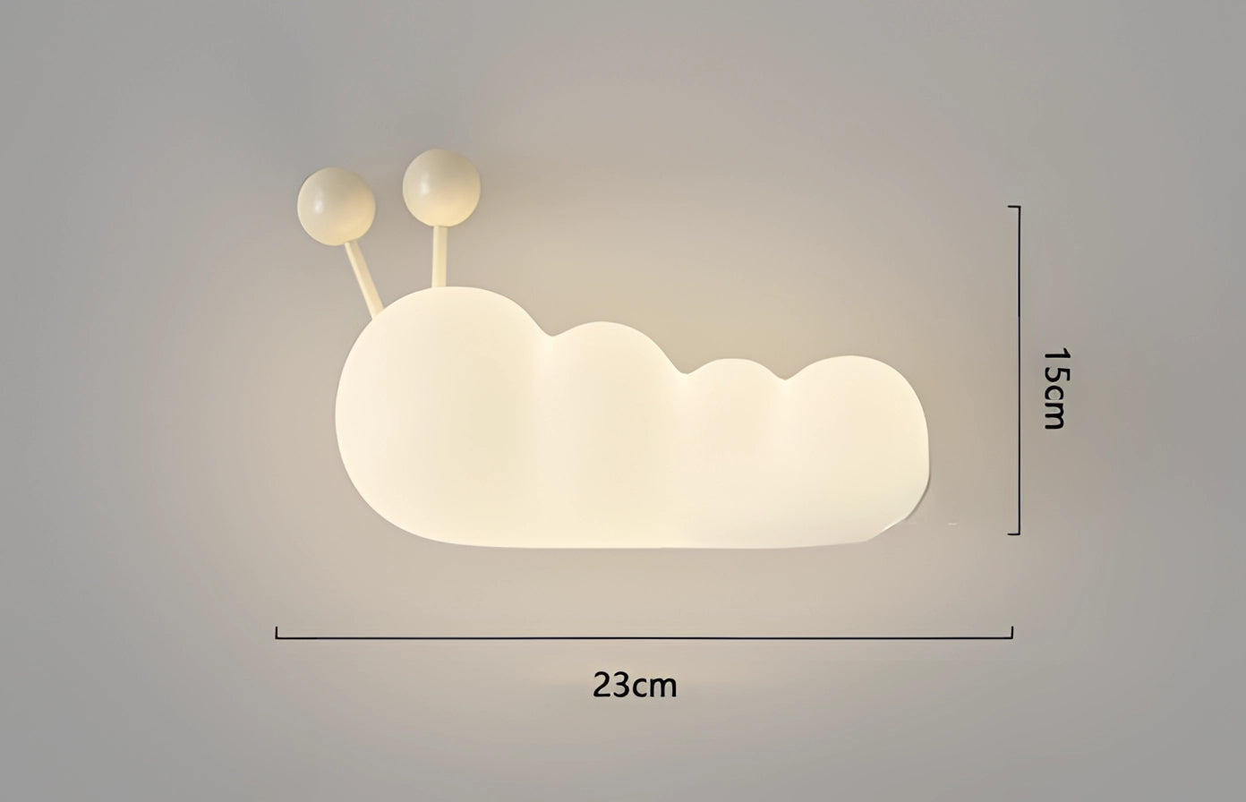 Cirrus Cloud Nursery Wall Light Dimmable LED Decor