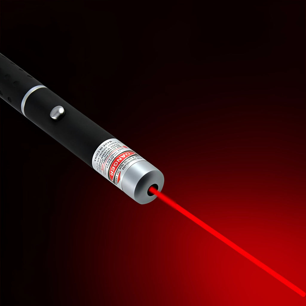 Výkonný vícebarevný laserový ukazovátko s nastavitelným ostřením pro prezentace
