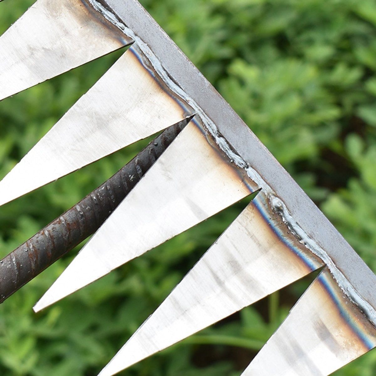 SoilSweep Durable Metal Garden Rake for Easy Weeding and Soil Prep