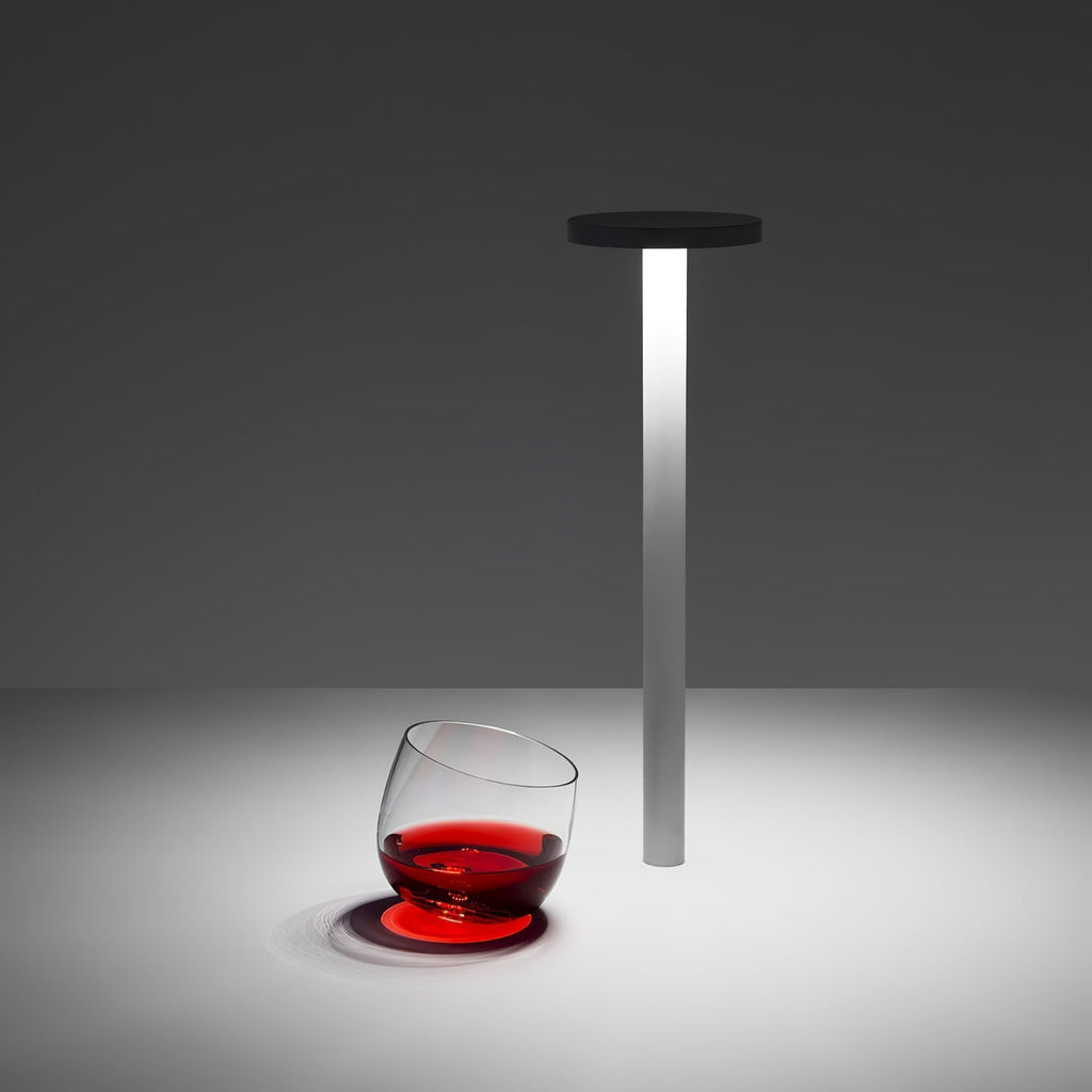 Lámpara de Mesa LED Recargable LumaGlow con Base Magnética y Regulador Táctil