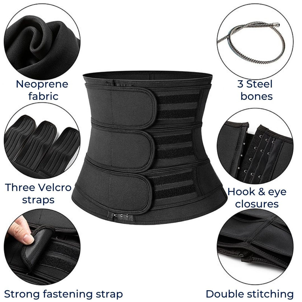 Cintura a tripla compressione ThermoCore per la vita con neoprene traspirante per il post parto