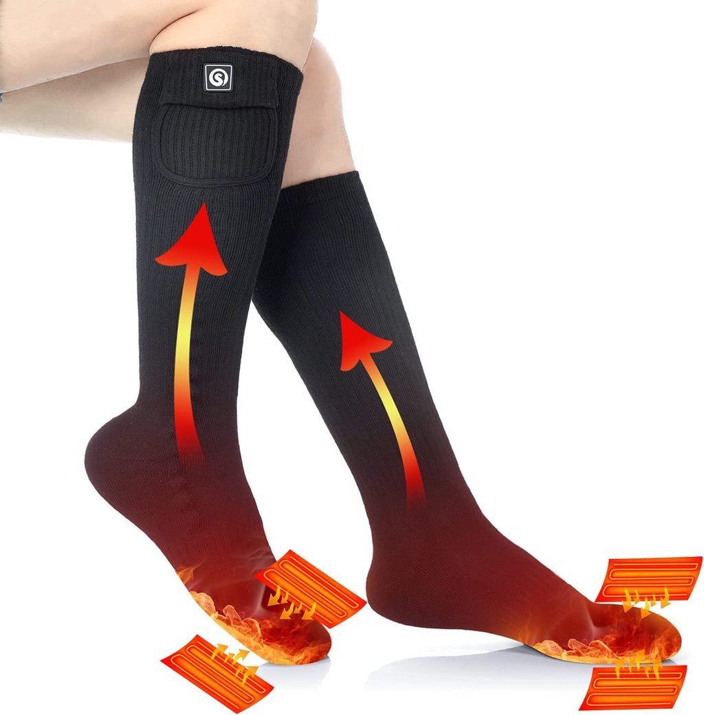 Calcetines recargables con calefacción incorporada para uso en invierno