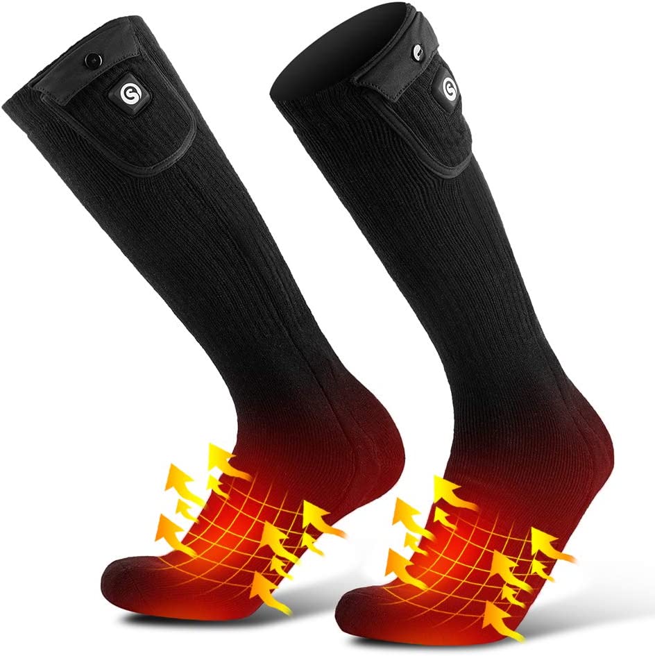 Calcetines recargables con calefacción incorporada para uso en invierno