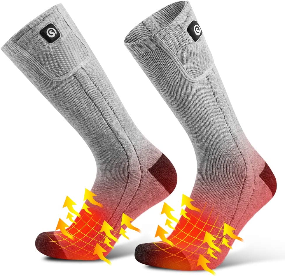 Calcetines recargables con calefacción incorporada para uso en invierno